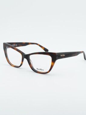 Max Mara MM5053 052 Eyeglasses Havana 53mm Cat Eye Frame